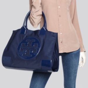 Tory Burch Ella tote Navy Blue *read description*